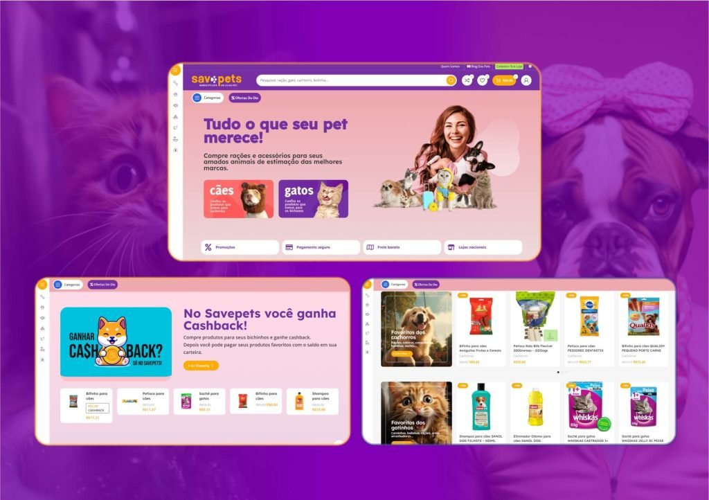 SAVEPETS: Marketplace otimizado para consumidor e lojista