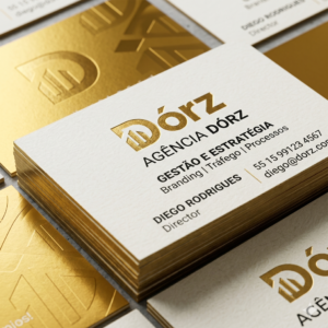 Cartão de Visita + Arte 4x0 - 1.000 unidades